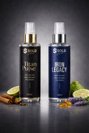 Kit  IRON LEGACY +TITAN PULSE PÓS-BANHO MASCULINO - SGOLDLUXE