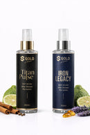 Kit  IRON LEGACY +TITAN PULSE PÓS-BANHO MASCULINO - SGOLDLUXE
