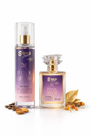 KIT PINK BLOOM – PERFUME + BODY SPLASH  -SGOLDLUXE
