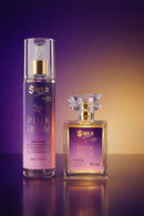 KIT PINK BLOOM – PERFUME + BODY SPLASH  -SGOLDLUXE