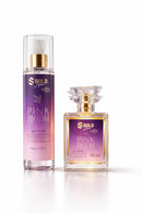 KIT PINK BLOOM – PERFUME + BODY SPLASH  -SGOLDLUXE