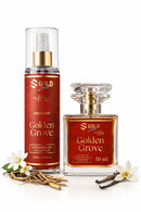 KIT GOLDEN GROVE  – PERFUME + BODY SPLASH -SGOLDLUXE