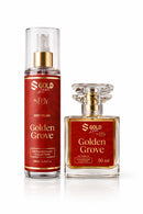 KIT GOLDEN GROVE  – PERFUME + BODY SPLASH -SGOLDLUXE