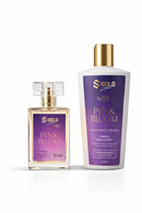KIT PINK BLOOM – PERFUME + HIDRATANTE -SGOLDLUXE